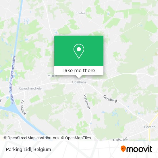 Parking Lidl map