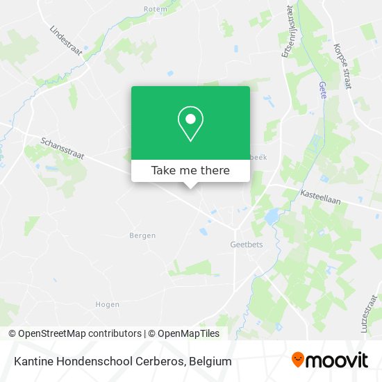 Kantine Hondenschool Cerberos plan