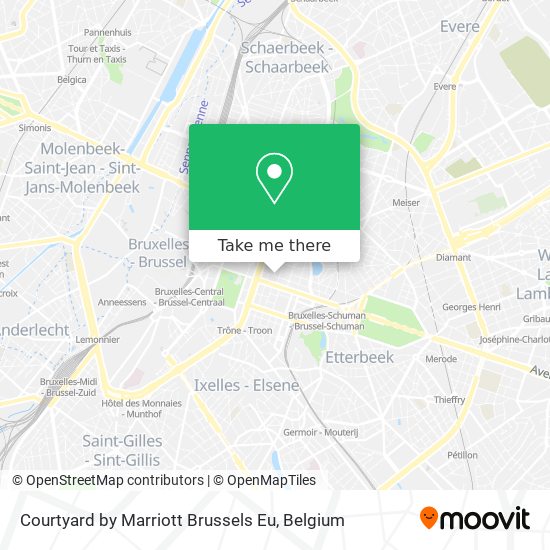 Courtyard by Marriott Brussels Eu plan