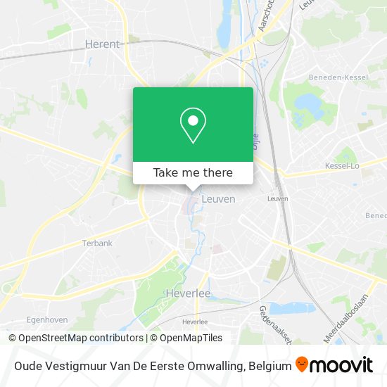 Oude Vestigmuur Van De Eerste Omwalling map