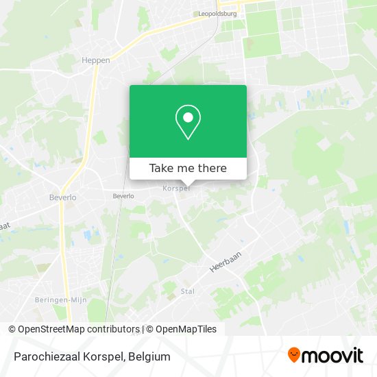 Parochiezaal Korspel plan