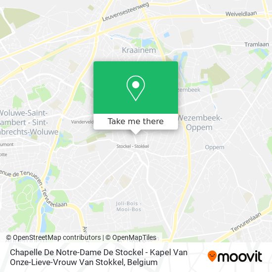 Chapelle De Notre-Dame De Stockel - Kapel Van Onze-Lieve-Vrouw Van Stokkel map