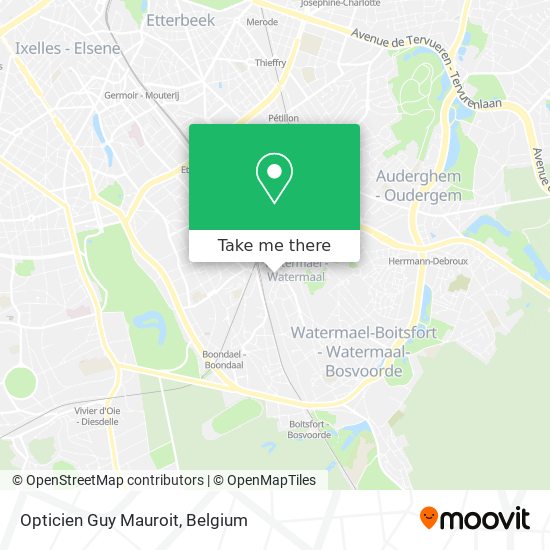 Opticien Guy Mauroit map