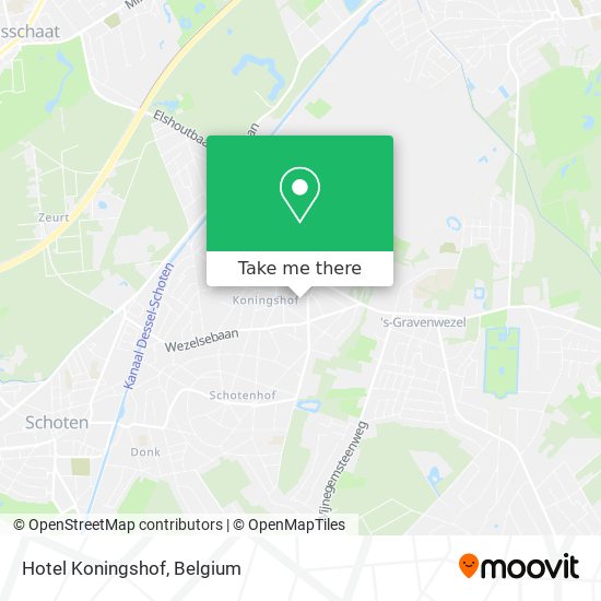 Hotel Koningshof map