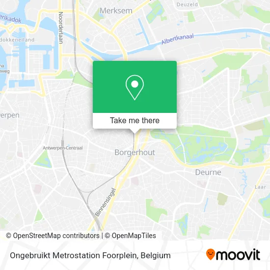 Ongebruikt Metrostation Foorplein map