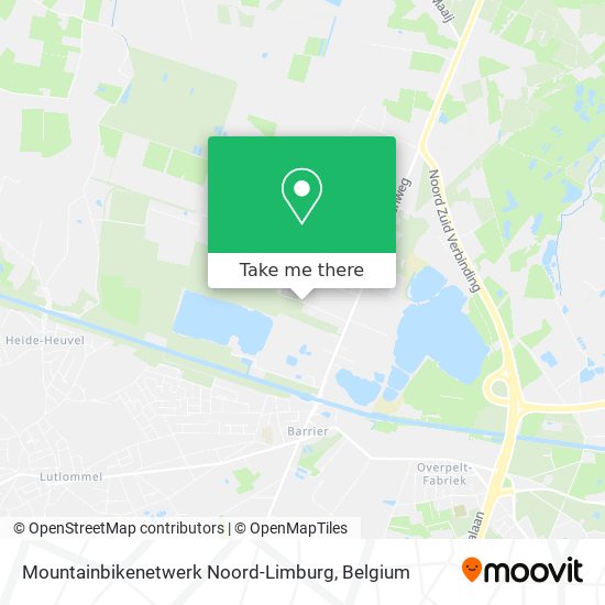 Mountainbikenetwerk Noord-Limburg map