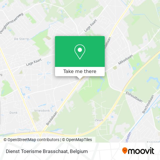 Dienst Toerisme Brasschaat map