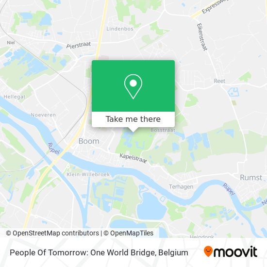 People Of Tomorrow: One World Bridge map