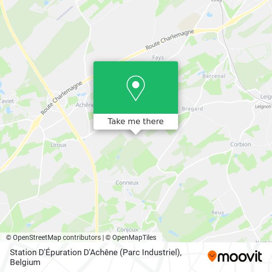 Station D'Épuration D'Achêne (Parc Industriel) map