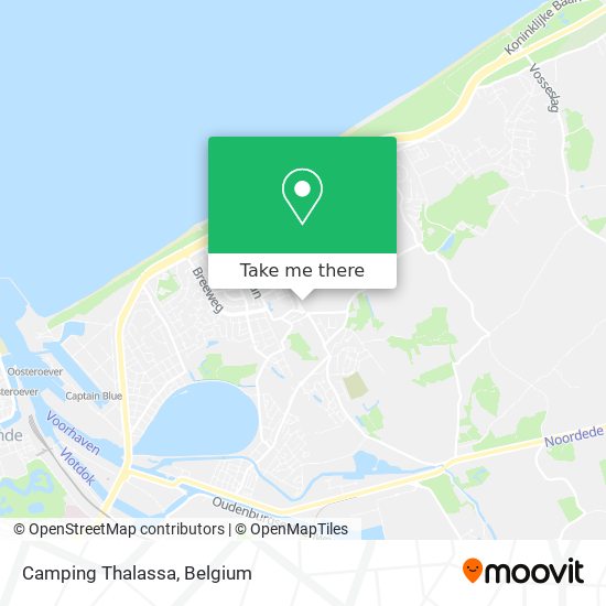 Camping Thalassa map
