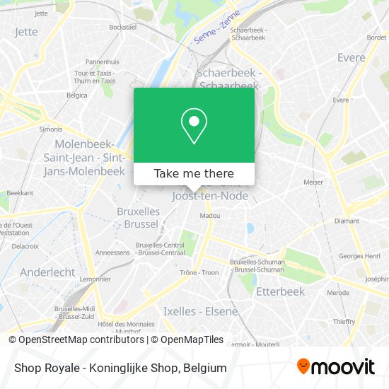Shop Royale - Koninglijke Shop map