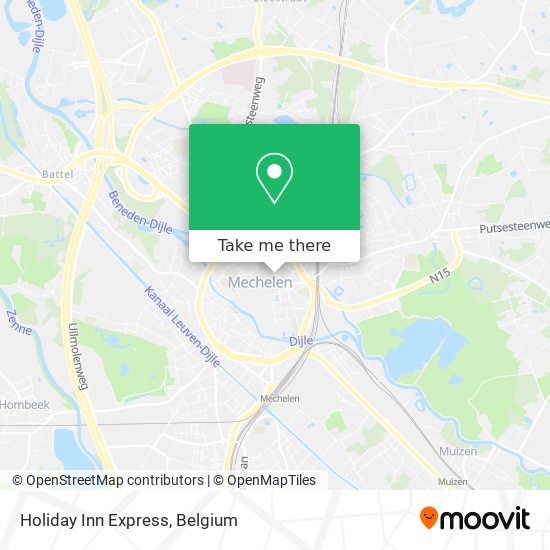 Holiday Inn Express map