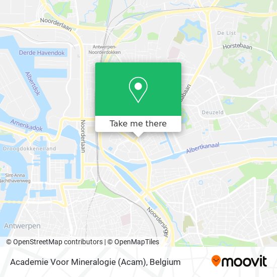 Academie Voor Mineralogie (Acam) map