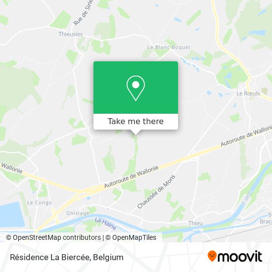 Résidence La Biercée plan