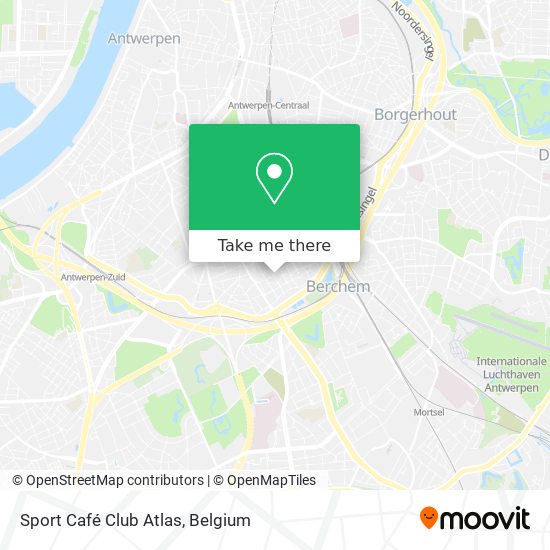 Sport Café Club Atlas map