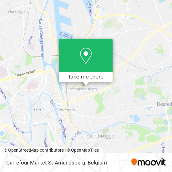 Carrefour Market St-Amandsberg plan