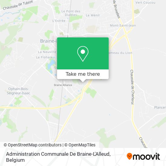 Administration Communale De Braine-L'Alleud map