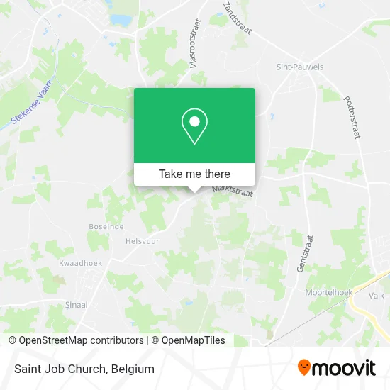 Saint Job Church map