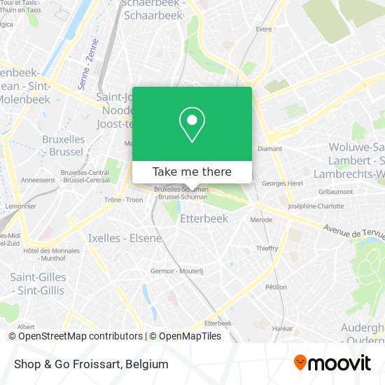 Shop & Go Froissart map