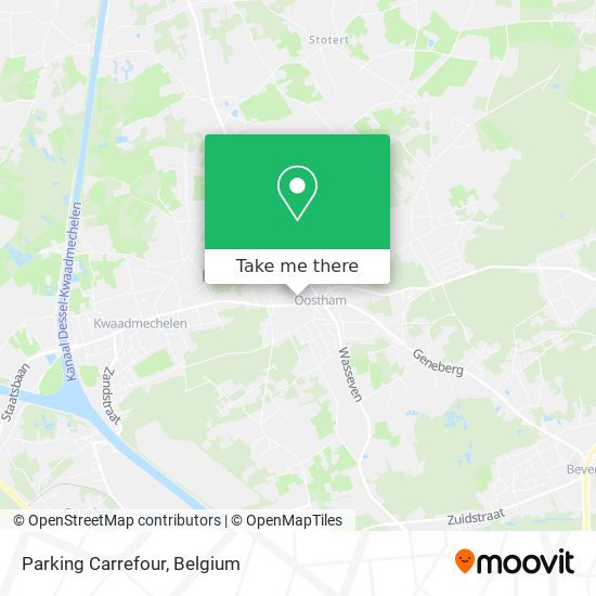 Parking Carrefour map