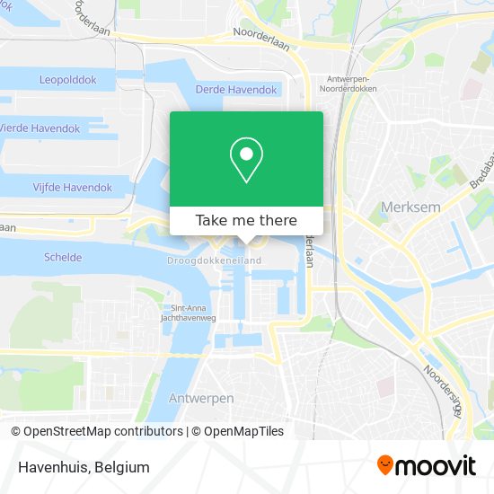 Havenhuis map