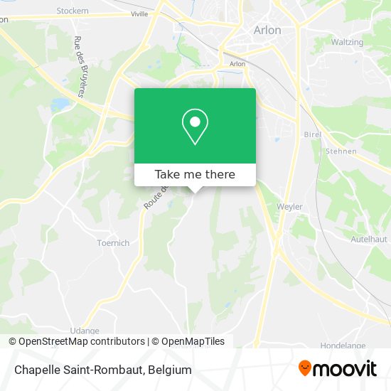 Chapelle Saint-Rombaut map