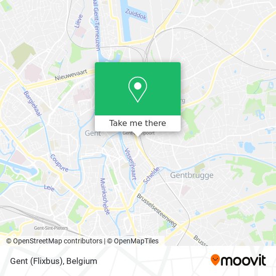 Gent (Flixbus) map