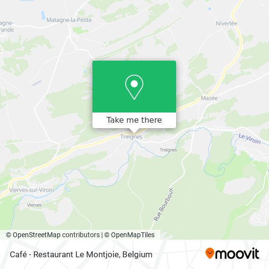 Café - Restaurant Le Montjoie map