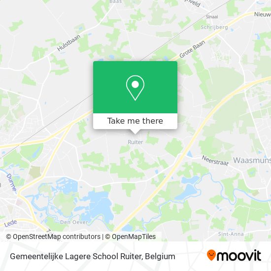 Gemeentelijke Lagere School Ruiter map