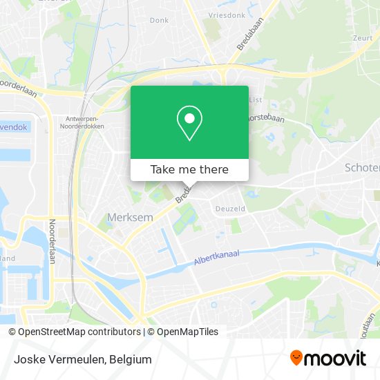 Joske Vermeulen map