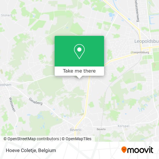 Hoeve Coletje map