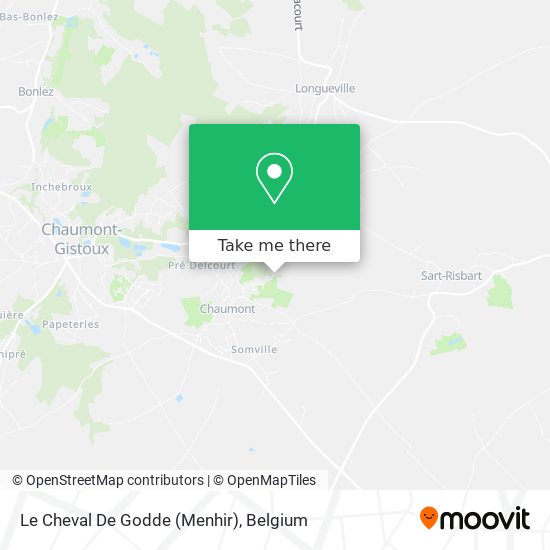Le Cheval De Godde (Menhir) map