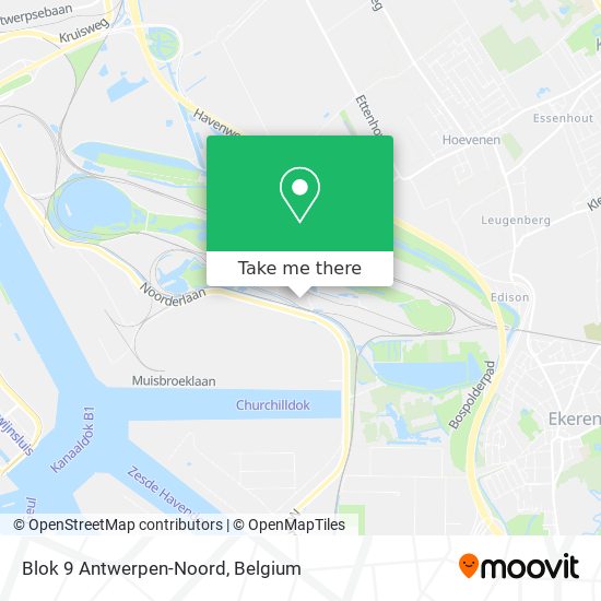 Blok 9 Antwerpen-Noord plan