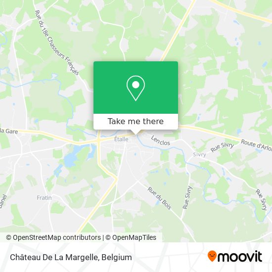 Château De La Margelle map