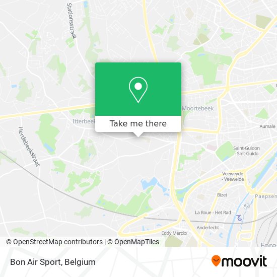 Bon Air Sport map