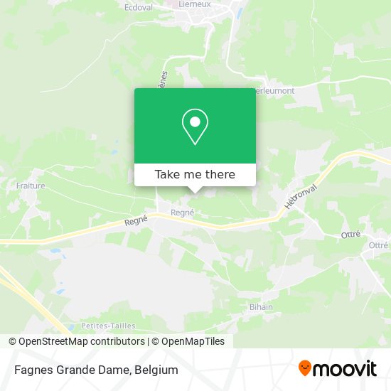 Fagnes Grande Dame map