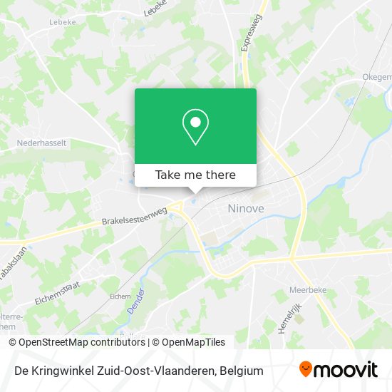 De Kringwinkel Zuid-Oost-Vlaanderen map