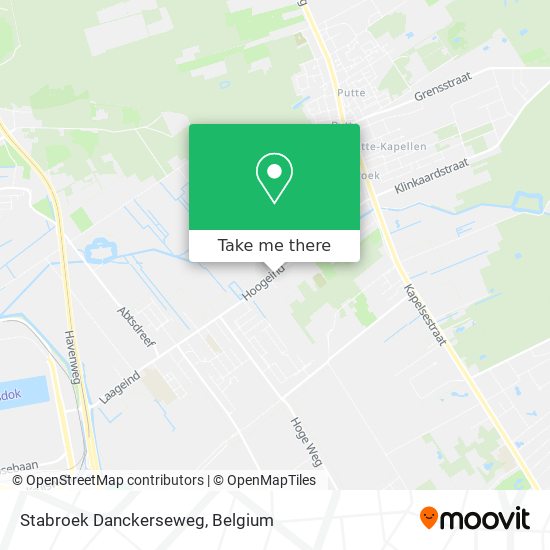 Stabroek Danckerseweg map