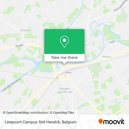 Leiepoort Campus Sint-Hendrik map