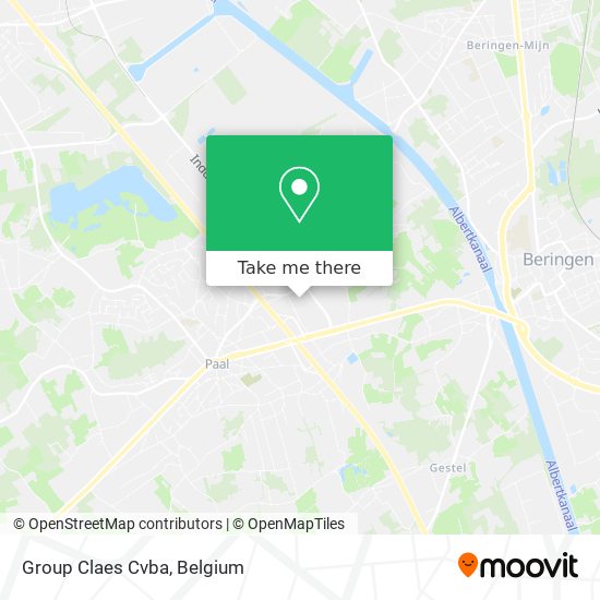 Group Claes Cvba map