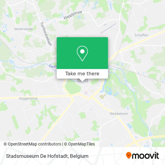 Stadsmuseum De Hofstadt map