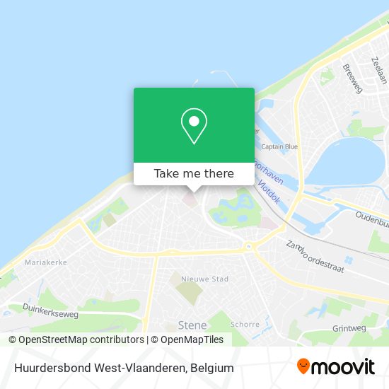 Huurdersbond West-Vlaanderen map