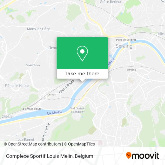Complexe Sportif Louis Melin map
