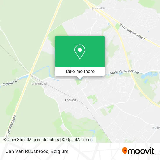 Jan Van Ruusbroec map