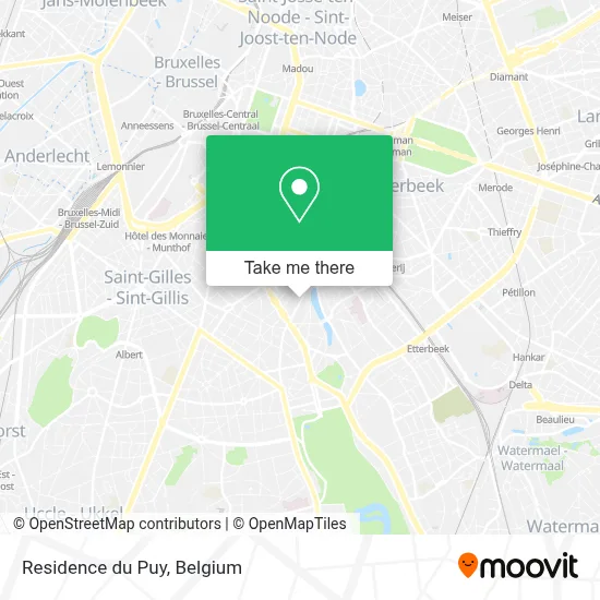 Residence du Puy map