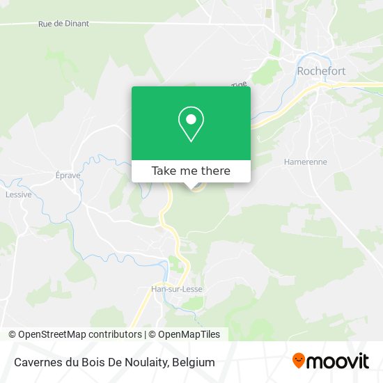 Cavernes du Bois De Noulaity map