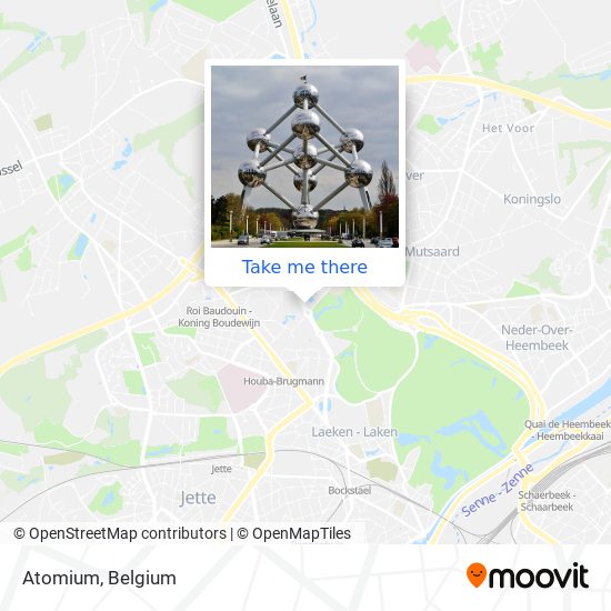 Atomium map