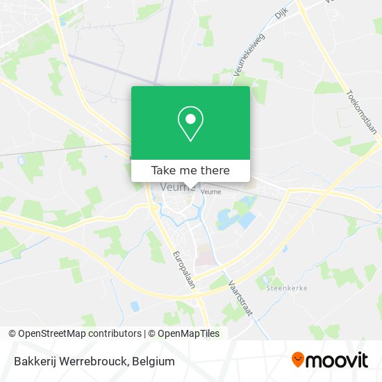 Bakkerij Werrebrouck map