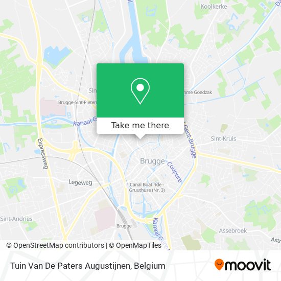Tuin Van De Paters Augustijnen map