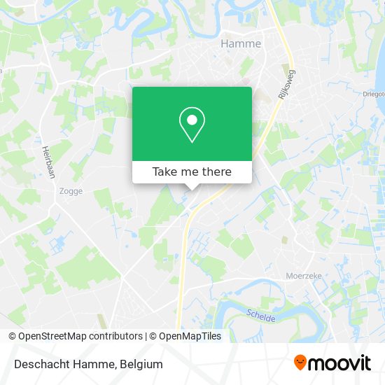 Deschacht Hamme map